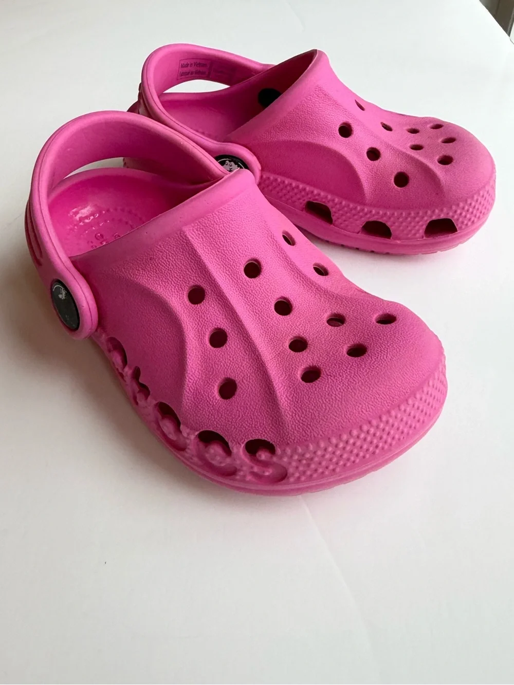 CROCS Kids Pink Classic Clog Sandals 7